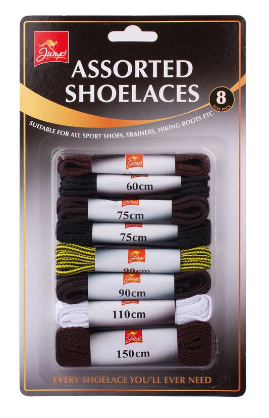 Jump Assorted Shoe Laces 8s