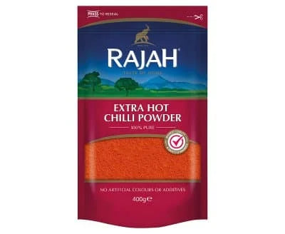 Rajah Extra Hot Chilli Powder 10 x 400g