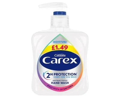 Carex Hand Wash - Moisture 6 x 250ml