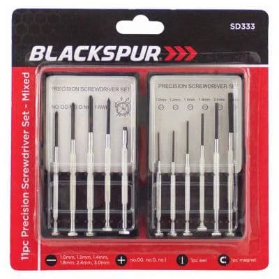 Blackspur Precision Screwdriver Set 11pcs