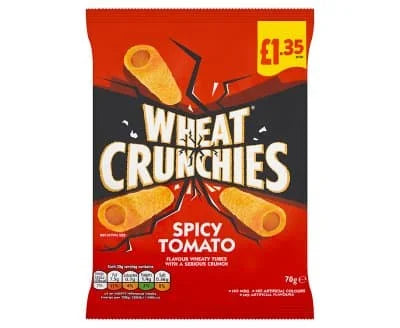 Wheat Crunchies Spicy Tomato 16 x 70g