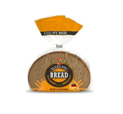 Quickbury Sliced Rye Bread Traditional 500g