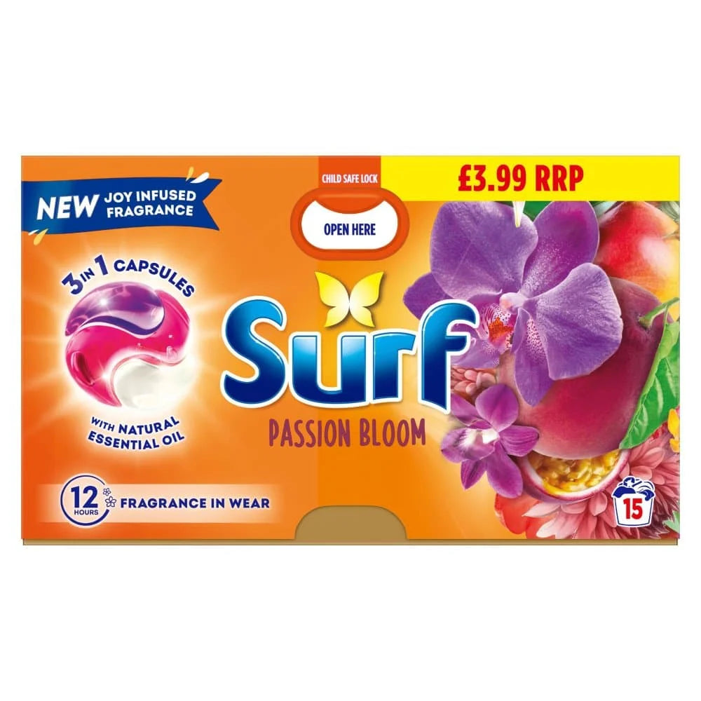Surf Passion Bloom 3in1 Washing Capsules 4 x 259.5g