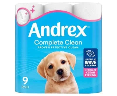 Andrex Classic Clean 4 x 9s