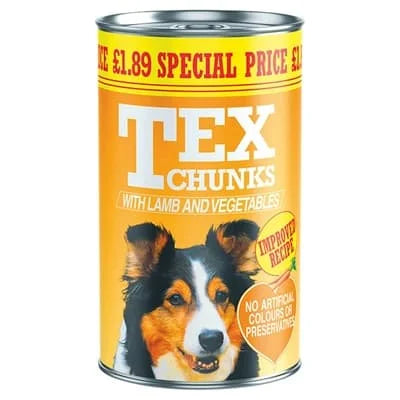 Tex Chunks Lamb & Veg 6 x 4.8kg
