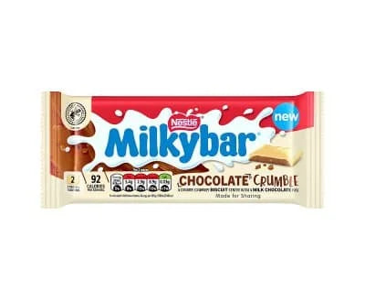 MILKYBAR White Choc Crumble Biscuit 84g