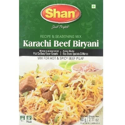 Shan Biryani Karachi Beef 12 x 60g