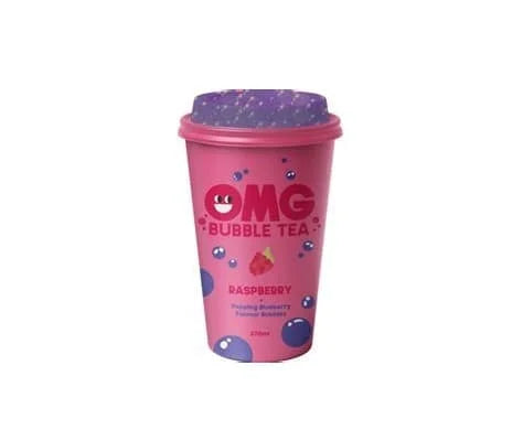 OMG BubbleTea - Raspberry & Blueberry 10 x 270ml
