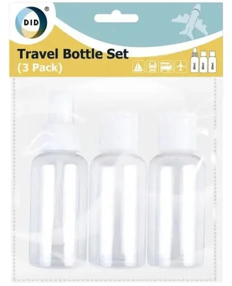 DID Travel Bottle Set 3pk 1s