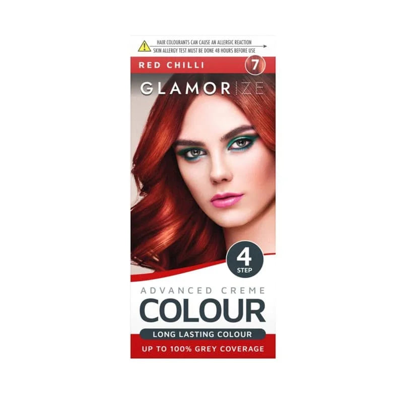 OTL Glamorize No7 Red Chilli Hair Dye 6pk