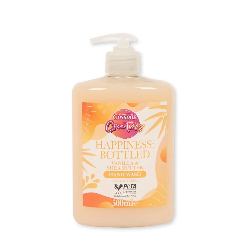 Cussons Hand Wash - Vanilla & Shea Butter 6 x 500ml