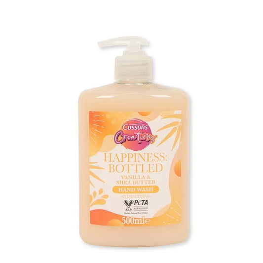 Cussons Hand Wash - Vanilla & Shea Butter 6 x 500ml