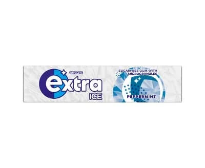 Wrigleys Extra Ice Peppermint S/F (10's) 30 x 14g