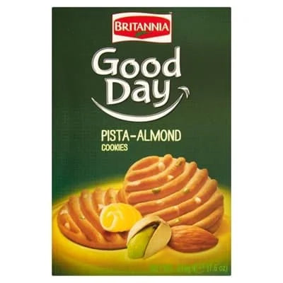 Britannia Good Day Pista & Almond Cookies 2for2.20 12 x 216g
