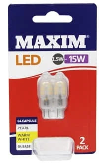 Status Maxim LED G4 CW 1.5w = 15W 2s