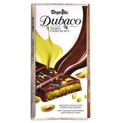 Beyoglu Dubaco Pistachio Chocolate 6 x 95g
