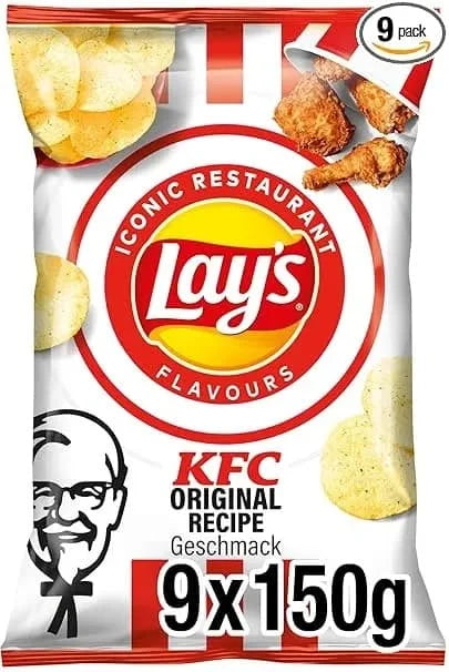 Lays KFC Fried Chicken 9 x 150g