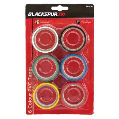 Blackspur PVC Tape - Colours 6s