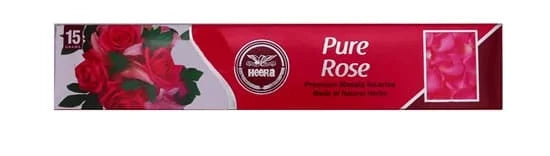 Heera Incense Stick -Pure Rose 12 x 15g