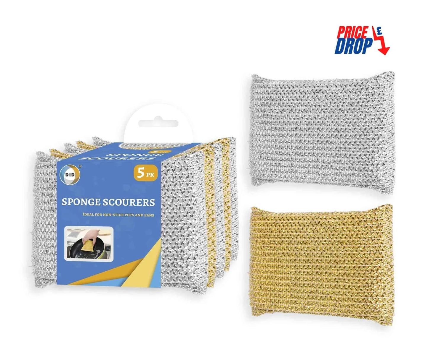 DID Sponge Scourers 5pk