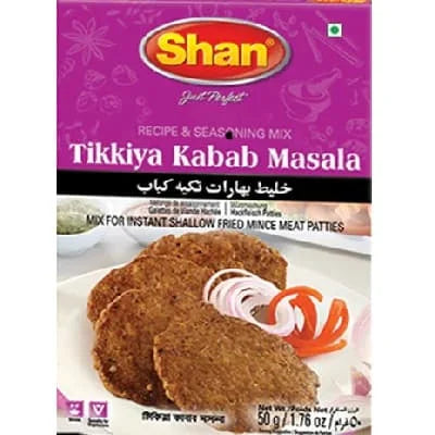 Shan Masala Tikkiya Kebab 12 x 50g