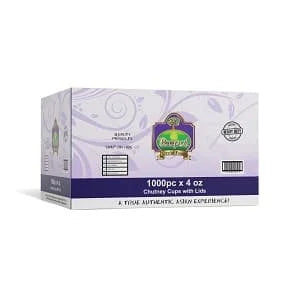 Peepal Chutney Cup and Lids 4oz 1000s