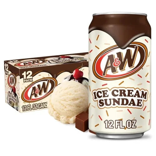 A & W Ice Cream Sundae Can 12 x 355ml