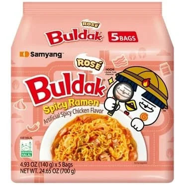 Samyang Rose Hot Chicken Buldak Noodles 700g