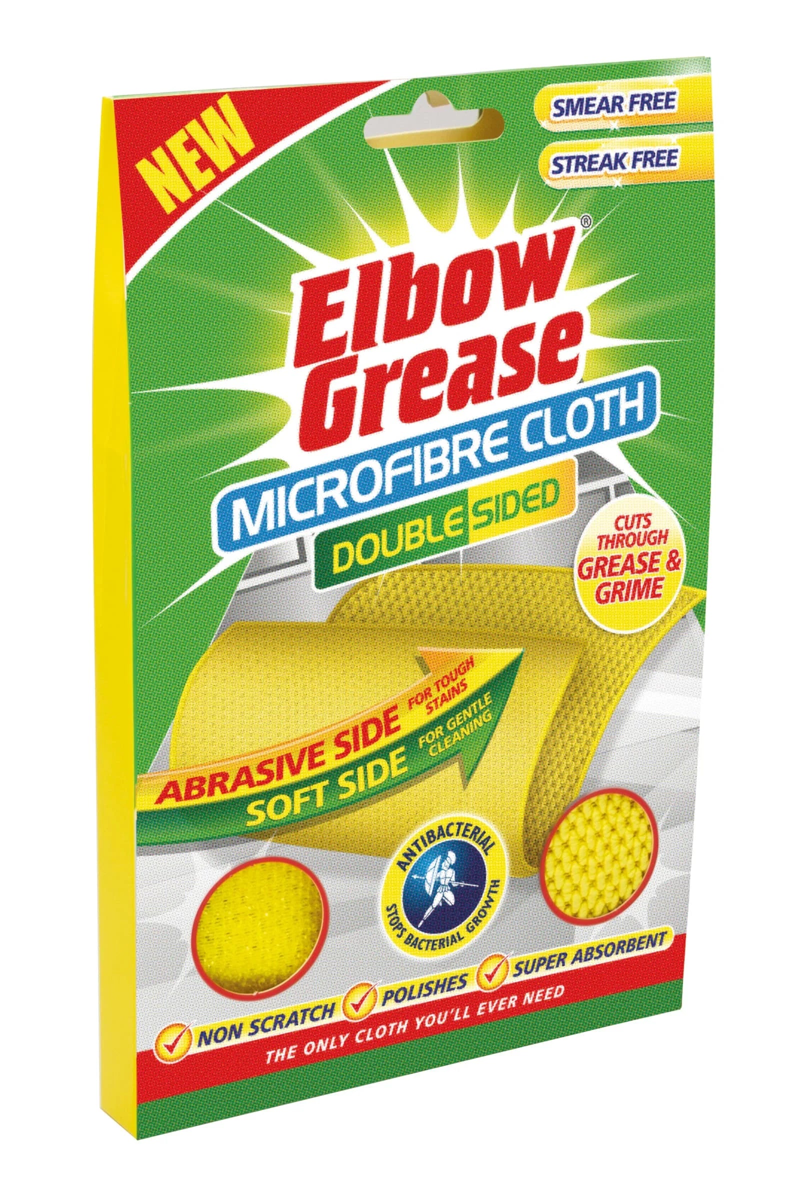 EG Microfibre Cloth Double Sided 1pk 1s