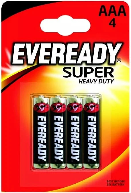 Eveready Super HD Batteries - AAA 12 x 4s
