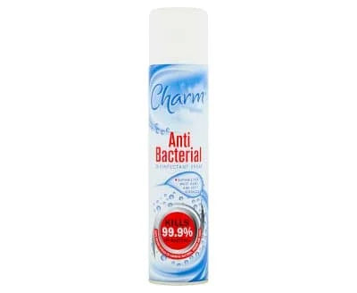 Charm Anti Bacterial Disinfectant Spray 12 x 300ml