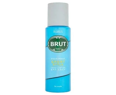Brut Deo Aerosol Sports Style 6 x 200ml