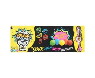 Brain Blaster Sour Candy Brain Breakerz 14 x 45g