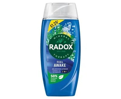 Radox Shower Gel Awake 6 x 225ml