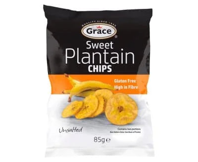 Grace Plantain Chips - Sweet 9 x 85g