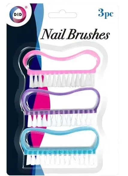 Dina Plastic Nail Brushes 3s