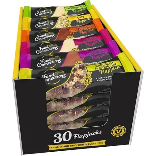 Food Connections Bakewell Flapjack 30 x 80g
