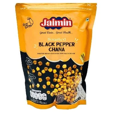 Jaimin Roasted Chana - Black Pepper 6 x 200g