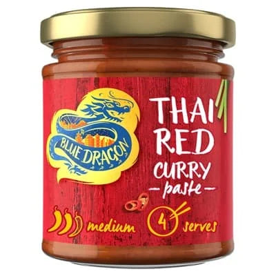 Blue Dragon Thai Red Curry Paste 12 x 50g