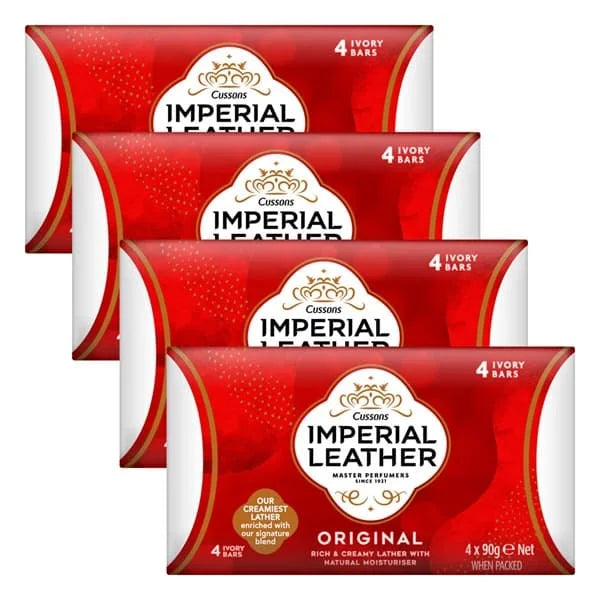Imperial Leather Soap Original Classic 4 x 95g
