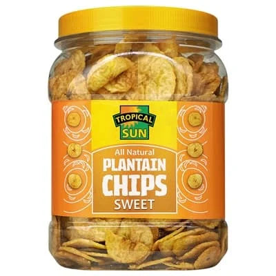 Tropical Sun Plantain Chips - Sweet 450g