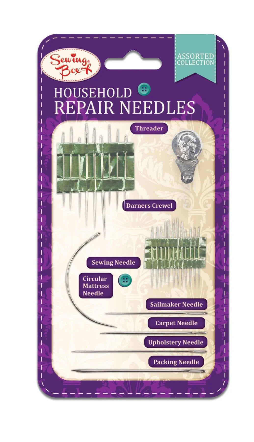 151 Household Repair Needles 1s