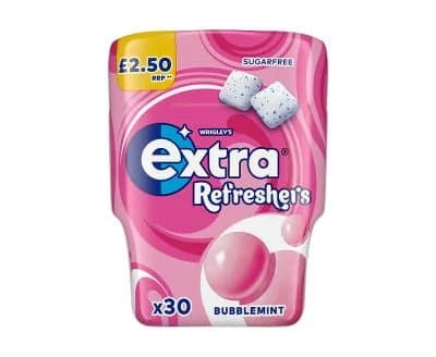 Wrigleys Extra Refreshers Bubblemint (30's 6 x 67g