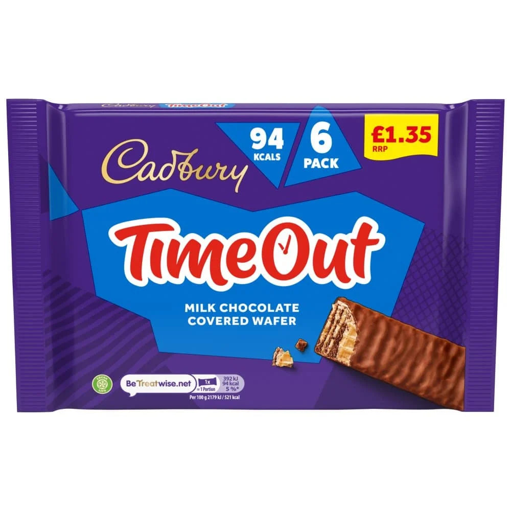 Cadbury's Timeout (6pk) 13 x 108g