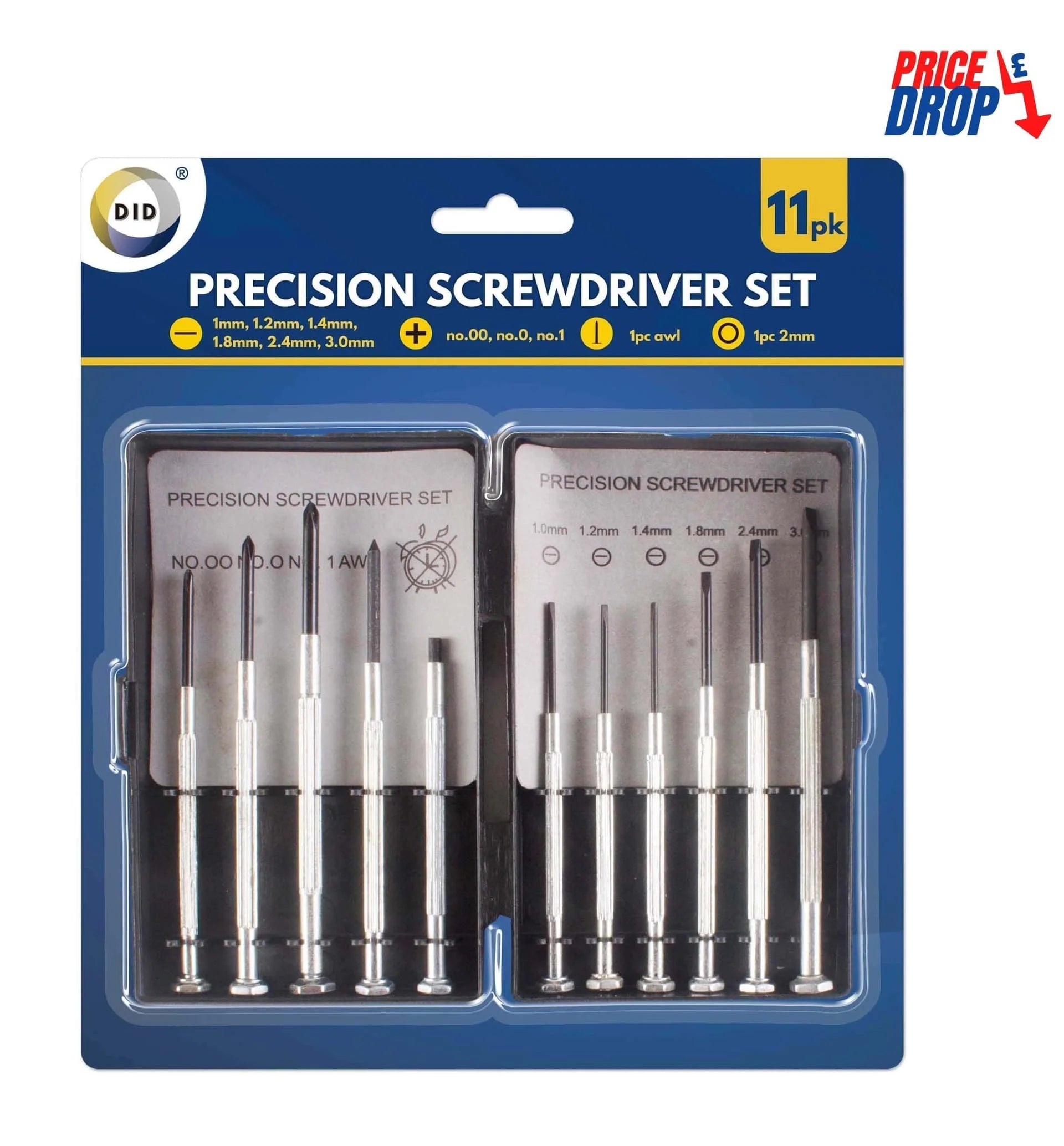Dina Precision Screwdriver Set 11pcs