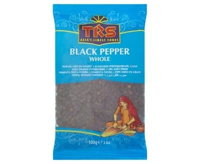 TRS Black Pepper Whole 20 x 100g