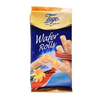 Tago Wafer Rolls - Vanilla Cream 150g