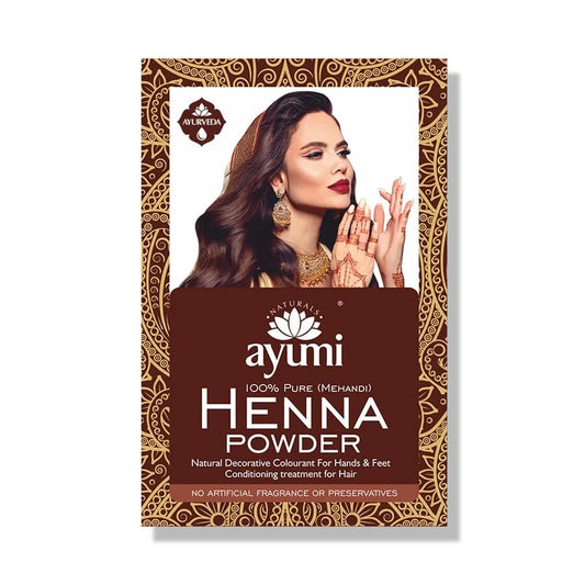 Ayumi Pure Herbal Henna Powder 12 x 150g