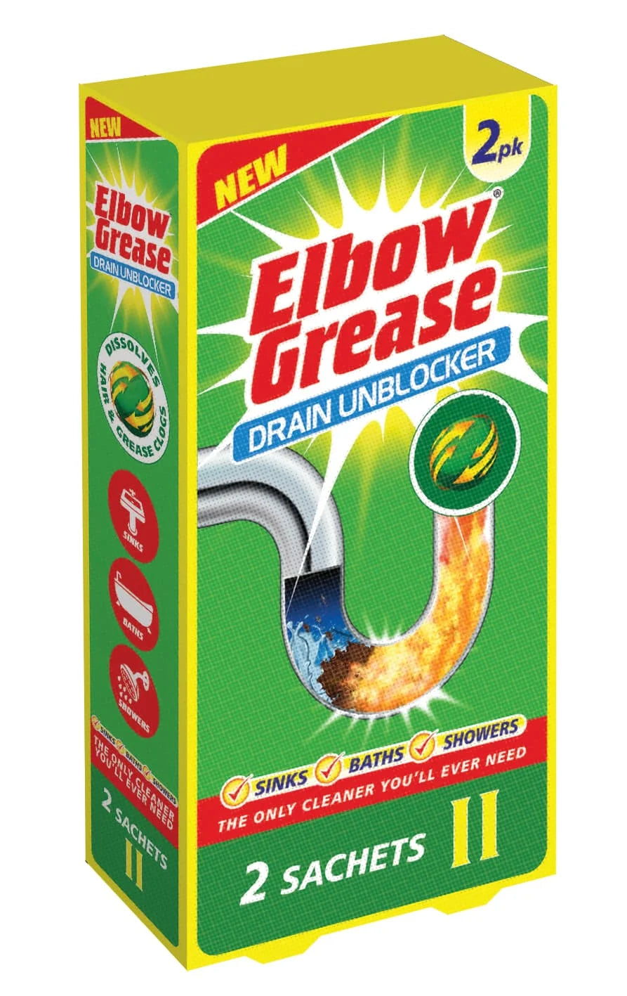Elbow Grease Drain Unblocker 2Sachets 2s