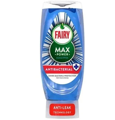 Fairy Max Power WUL Anti Bacterial 8 x 450ml